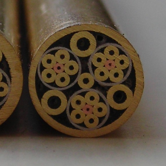 Mosaic rivet 8mm-f105 Number of flower nail shank inlaid slingshot DIY pattern nails