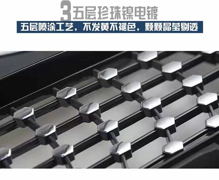 Mercedes W213 GT Grille: Durable ABS Vertical Design - Taobao product photo 8