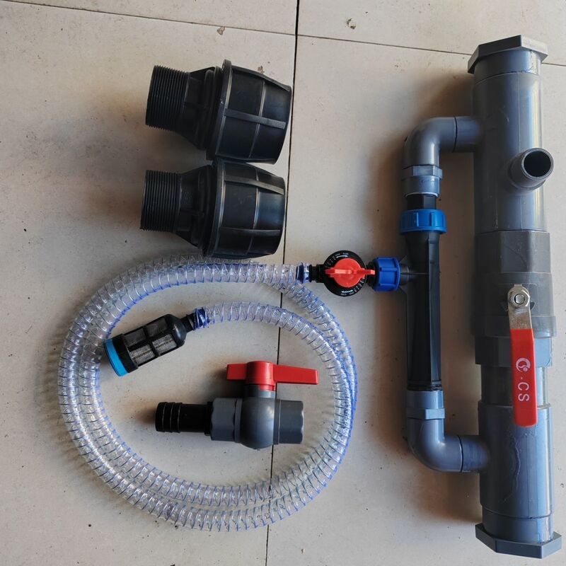 New Venturi High-Flow Fertilizer Applicator for Agricultural Greenhouses, Automatic Fertilizer Suction Device with Quick Connector