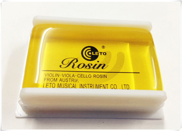 Letong rosin violin Erhu bihu cello Kyohu burnt rosin rectangular round case dust-free burnt rosin 