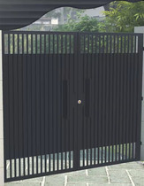 Iron Art Gate Courtyard door Villa Gate Garden Entrance Doors Modern Minimalist single double open iron door Country yard door