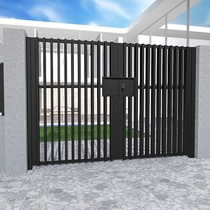 Iron Art Gate Courtyard Door Villa walled Gate Minjuku area Garden yard entrance door single open double open primary and secondary door