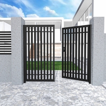 Iron Art Courtyard Villa Wall Gates Mob residential area Garden yard Entrance Door single open double open primary and secondary door Customized