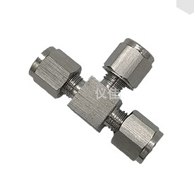 1 8'' 3mm stainless steel three-way four-way ferrule joint equal diameter 304 stainless steel liquid phase gas phase