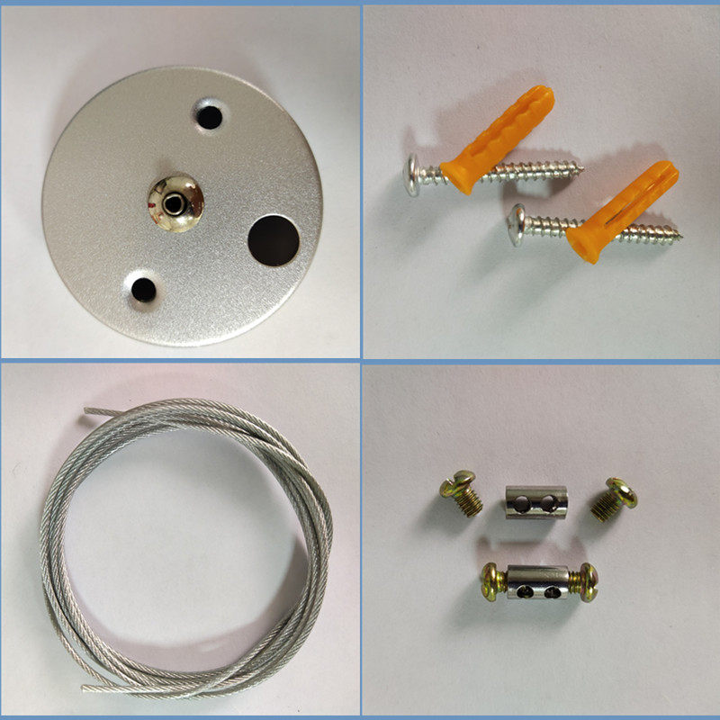 Table Ball Light Accessories Chandelier Suspension Wire Special Accessories Table Ball Light Suction Coping Screw Wire Rope Wire Rope Lock Wire