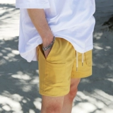 Трендовые шорты для отдыха, пляжные штаны, оверсайз, свободный прямой крой