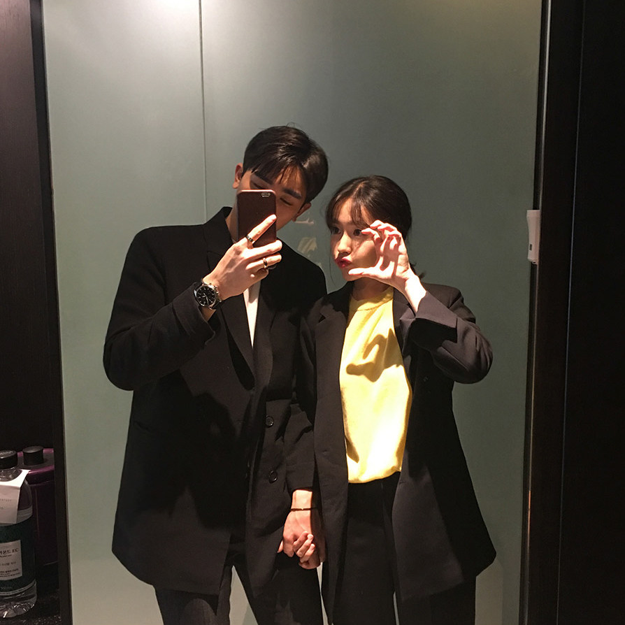 MRCYC retro suit men's coat loose small suit Han edition trend men lazy wind and handsome spring and autumn Hayu