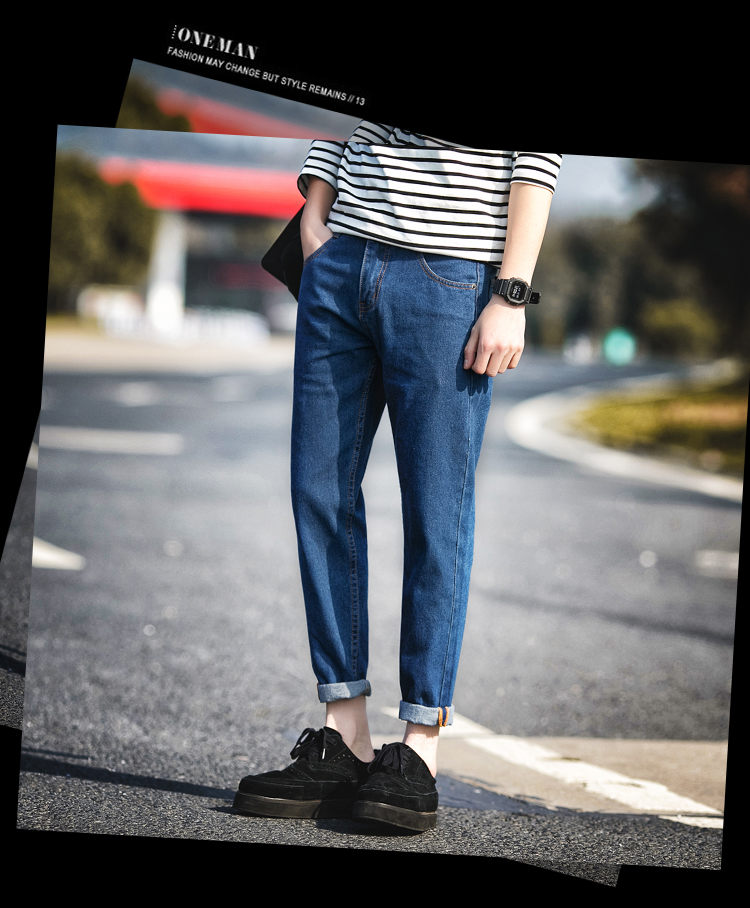 Jeans pour adolescent Sarouel en CVC pour printemps - Ref 1485664 Image 22
