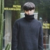 Giới trẻ phiên bản Hàn Quốc của áo len nam rộng, áo len cổ cao mùa thu giản dị áo khoác dài tay áo len nam