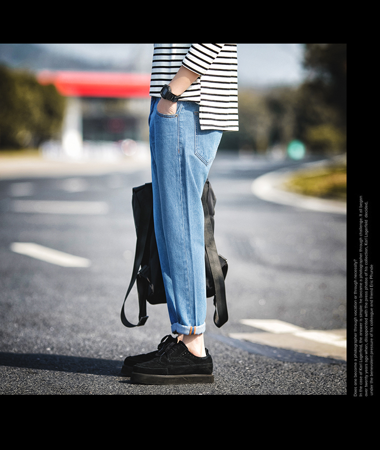 Jeans pour adolescent Sarouel en CVC pour printemps - Ref 1485664 Image 14