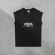 MRCYC mồ hôi vest nam áo thun cotton không tay in chữ thể thao giản dị áo thanh niên mùa hè thủy triều