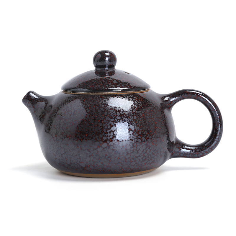 Kiln Changing Sky glazed teapot home big number Ceramics Utiliti tea with comfortable pot Kin-made tea maker Coarse Pottery Shisch Pot