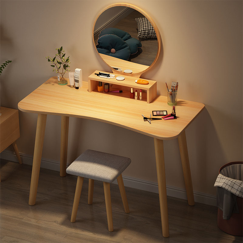 Nordic dresser Bedroom small household minimal modern network red in weather cosmetic table economical small makeup table