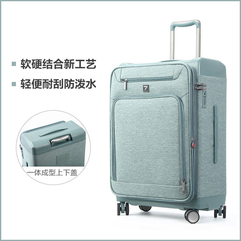 Oxford Bourow Lee Box Man Canvas Pull-Lever Box Woman 20 Inch Small Light Den Case 24 Inch Large Capacity Suitcase