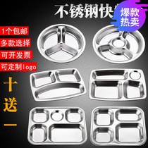 Supplies Divided Meals Elementary School Kids Square Dish Table Dishes Dinner for Home Food Dish Square Home Fast Food
