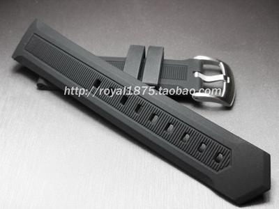 Soft diving watch sports watch with 18mm rubber waterproof strap