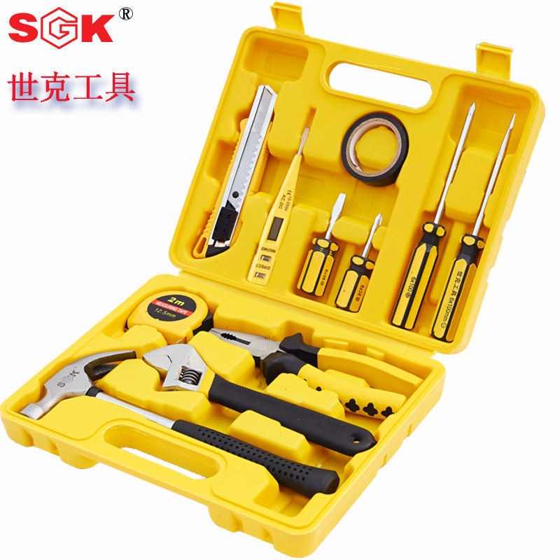 Shike 12-piece basic maintenance set set Manual household tools Gift hardware set WHQYVtR66L