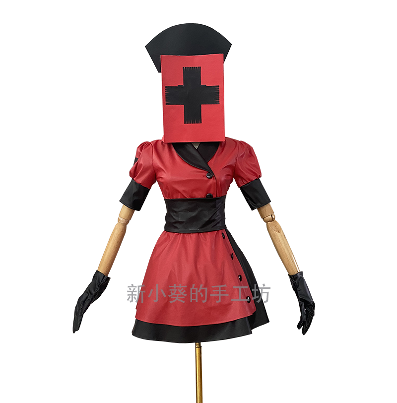 Dark Declaration Reaper Nurse Cosplay Costume Halloween Escape Room Dark Cos Costume