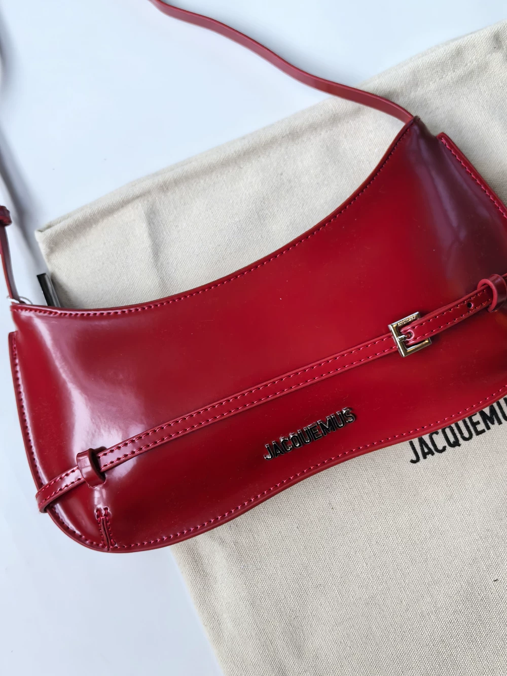 PTOY*spot Jac Patent Handbag ретро французская стиль патентная кожа яркие нюансы подмышечная сумка