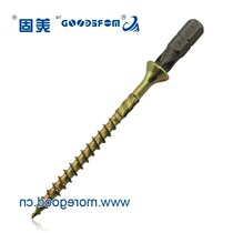 Boxed countersunk head wood screws yellow zinc self tappi
