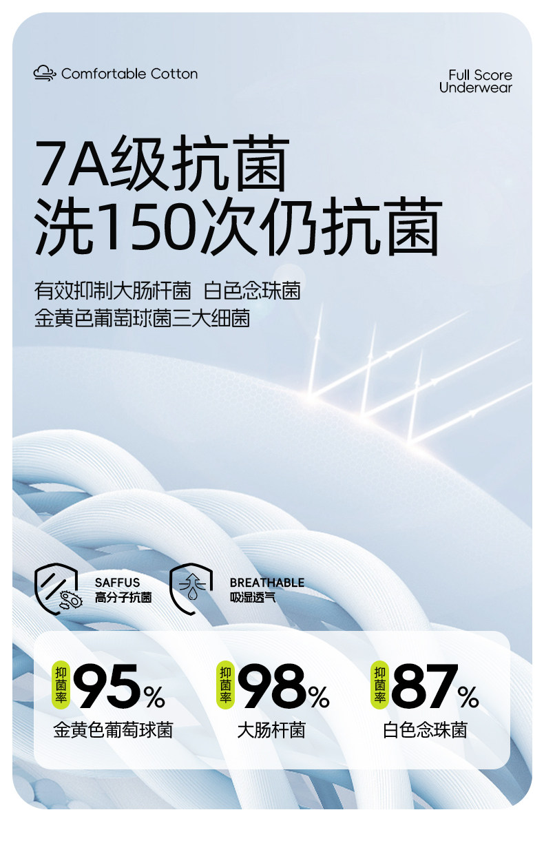 女童内裤棉初中生中大童女孩发育期小学生儿童三角短裤不夹屁屁 — 6