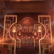 New Chinese wedding screen props ornaments wedding scene F decorative arches Welcome w bin area Iron style Chinese style