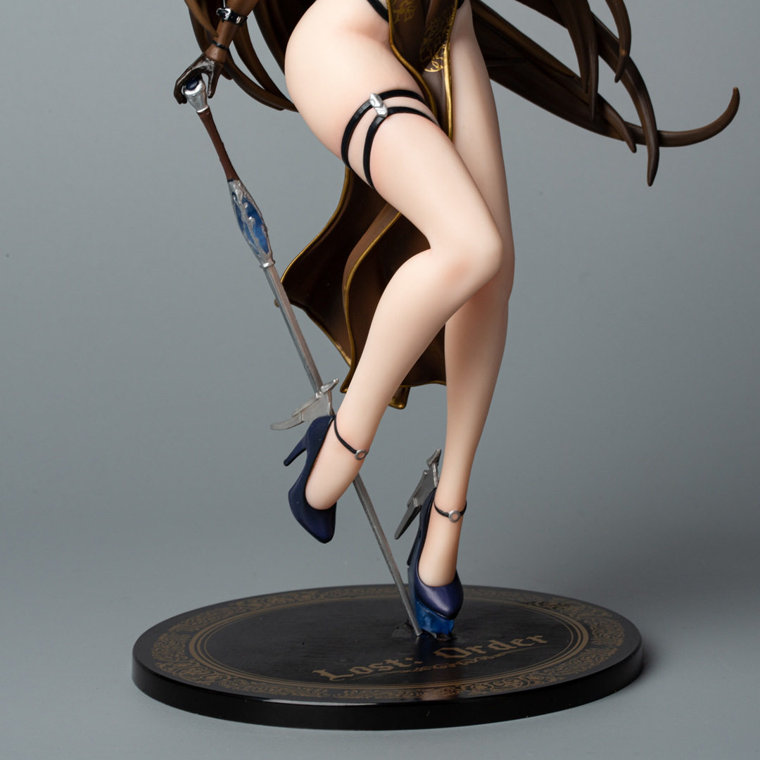 3D модель члена маятник  现货 mx版 动漫性感美少女 旗袍恶魔莫焉 1/7 站姿  模型礼物摆件