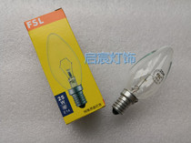 Foshan Lighting FSL pointed bulb E14 candle bulb 25w40W ball frosted transparent METRO dimmable tungsten wire