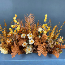 New wedding big flower simulation silk flower finished decoration lantern fruit flower row table Road wedding flower art