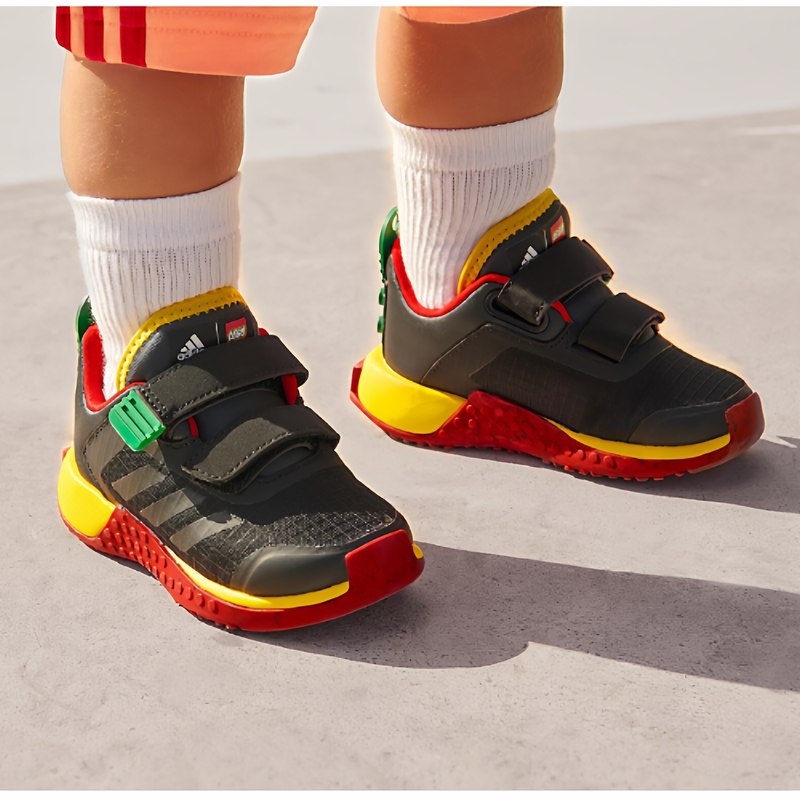 Cool City Genuine Adidas Children's Spring and Autumn Velcro Lego Collaboration Casual Shoes Hq1309