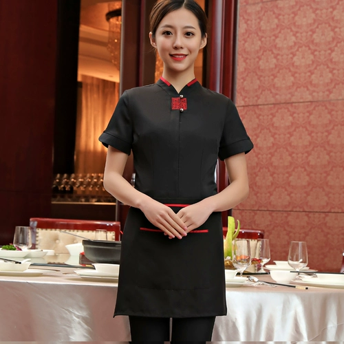 Летняя одежда для работы, короткий рукав, китайский стиль