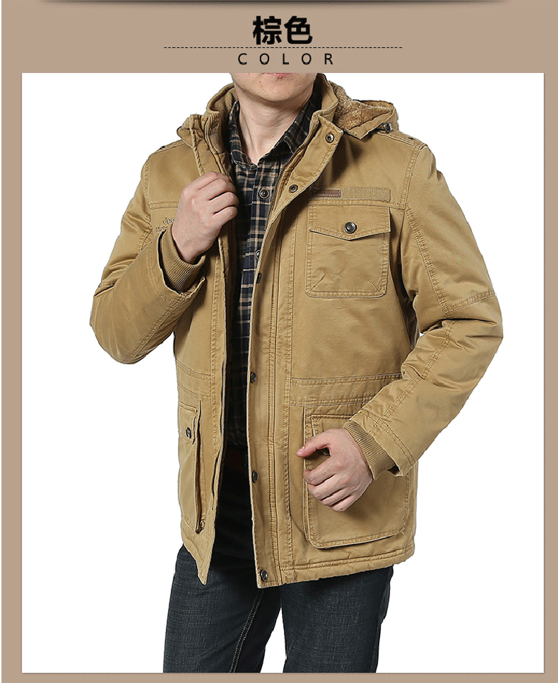 Blouson hiver pour homme en Coton - Ref 3115176 Image 15
