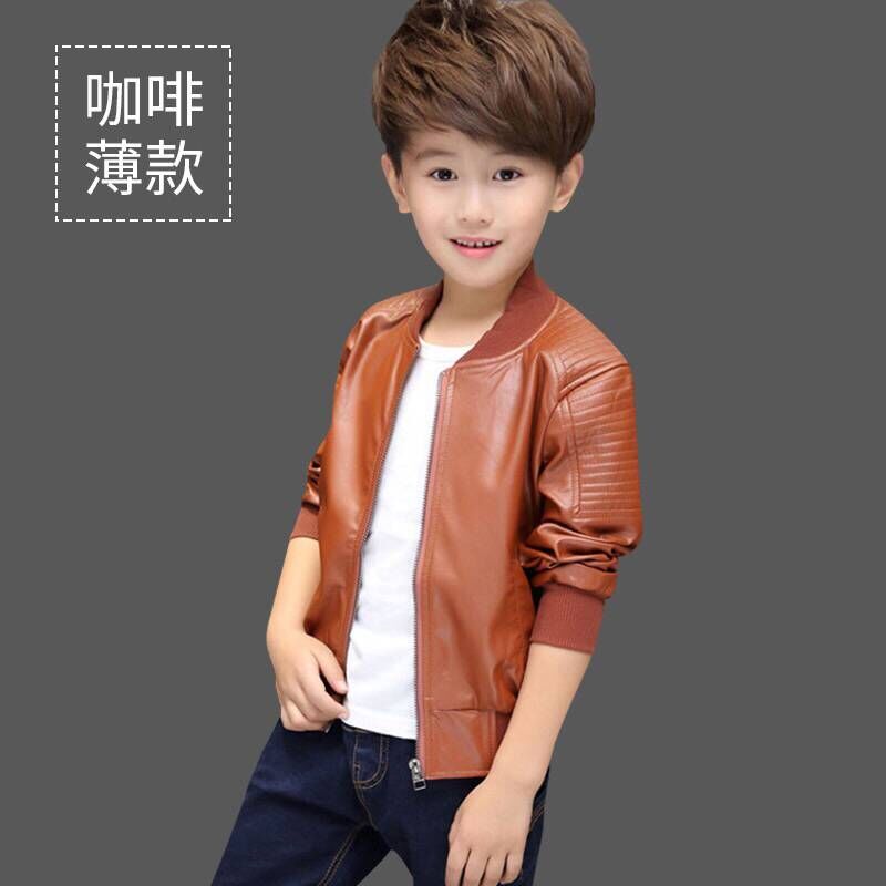 Boys jacketboys áo khoác vào mùa đông mặc 2019 mùa thu và mùa đông trẻ em mới lớn cho trẻ em cộng với áo khoác nhung da.