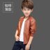 Boys jacketboys áo khoác vào mùa đông mặc 2019 mùa thu và mùa đông trẻ em mới lớn cho trẻ em cộng với áo khoác nhung da. 