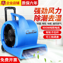 Chaobao floor blowing machine commercial dryer toilet carpet floor drying high-power blowing ground fan CB900D