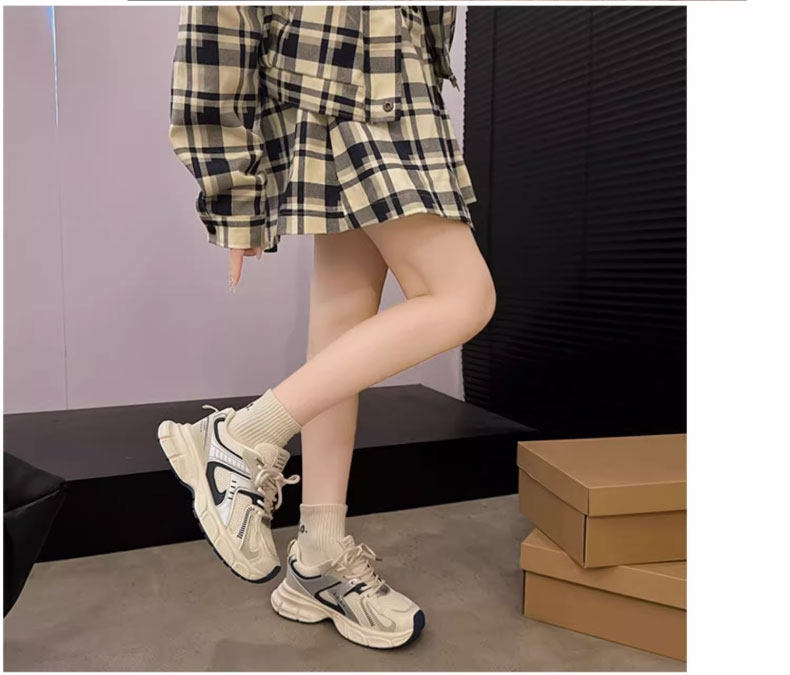 女童鞋子2026秋季新款中大童老爹鞋高颜值儿童运动鞋女孩网面透气 — 15