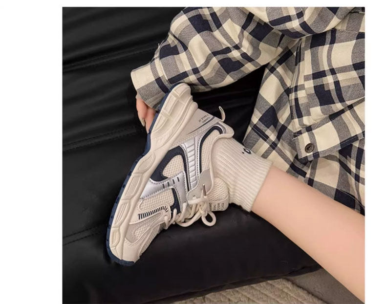 女童鞋子2026秋季新款中大童老爹鞋高颜值儿童运动鞋女孩网面透气 — 17