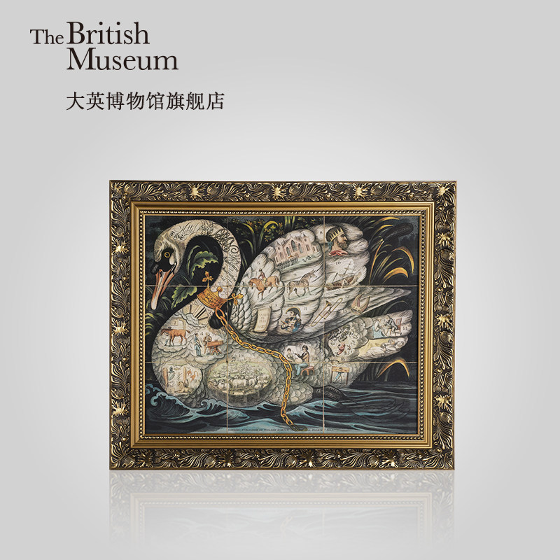 大英博物馆复刻装饰画:如何让家居空间瞬间提升格调?-相框-淘宝好物网