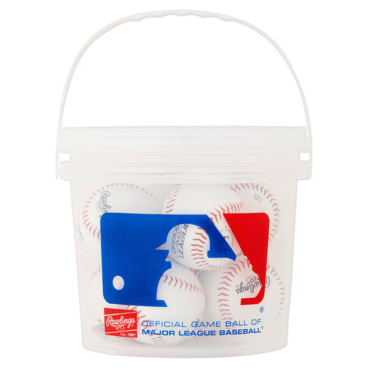 Rawlings-Rolls giải đấu chính thức cho trẻ em dưới 8 tuổi bóng chày 8 gói với bộ xô bóng chày - Bóng chày 	gậy bóng chày giá