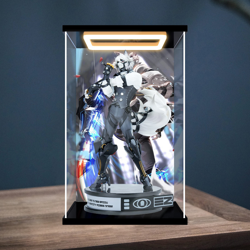 Guweiti Suitable for Zenless Zone Zero Von Lycarn Figure Acrylic Light-Up Transparent Acrylic Storage Box Guweiti Suitable for Zenless Zone Zero Von Lycarn Figure Acrylic Light-Up Transparent Acrylic Storage Box