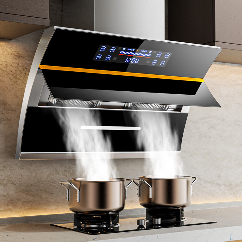 Official selection Smoke cooker Kitchen Range Hood Range Hood Gas Oven Package Home Kitchen Ventilator Gas Stove Portfolio-Taobao