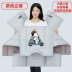 mẫu áo khoác nam đẹp 2019 Kính chắn gió xe máy điện được bọc nhung dày dặn mùa thu đông ắc quy xe điện chống gió lạnh nắp chống thấm hai mặt áo khoác nỉ Áo khoác