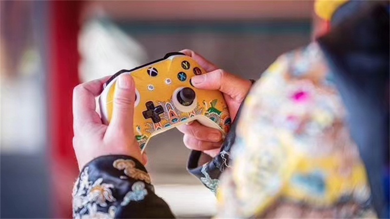 Microsoft Xbox One s Xử lý Nhãn dán Tôm hùm Phiên bản giới hạn Xử lý Nhãn dán Văn hóa Thành phố Cấm - XBOX kết hợp tay cầm xbox one