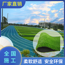 Simulated lawn carpet artificial plastic kindergarten outdoor football field plastic track artificial turf engineering school