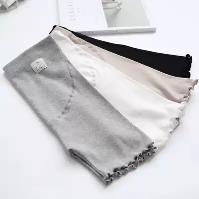 Pregnant women's safety pants anti-gloss summer underwear low waist four-corner shorts pregnancy pants thin summer wear