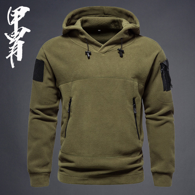 New Pint City Tours Cavalry with cap inserts Hood Clothing Outdoor Windproof Warm Classic Autumn Winter Loose Male Suede Suit-Taobao