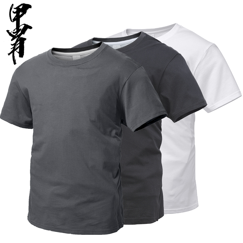 A uniform Men's summer outdoor tactical T-shirt Physical training suit Physical fitness suit Army fan T-shirt crew neck shirt Army fan cotton short sleeve