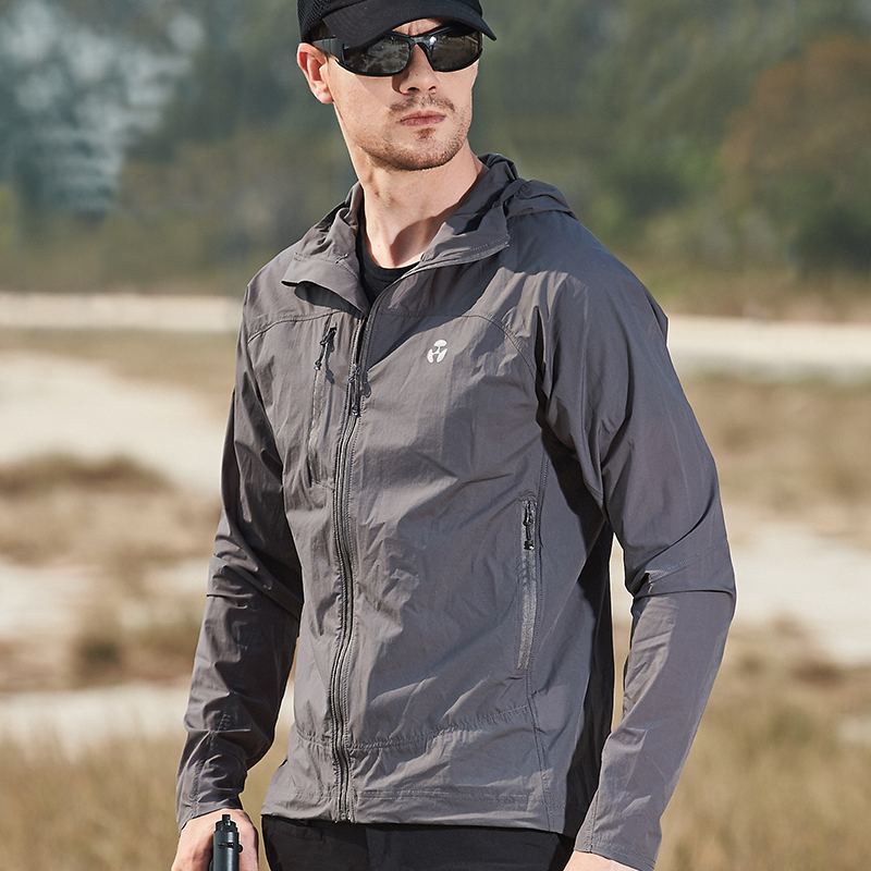 Joint paragraph on four sides sunscreen for outdoor sports windsuit men's jacket spring and autumn light and thin cloak jacket-Taobao