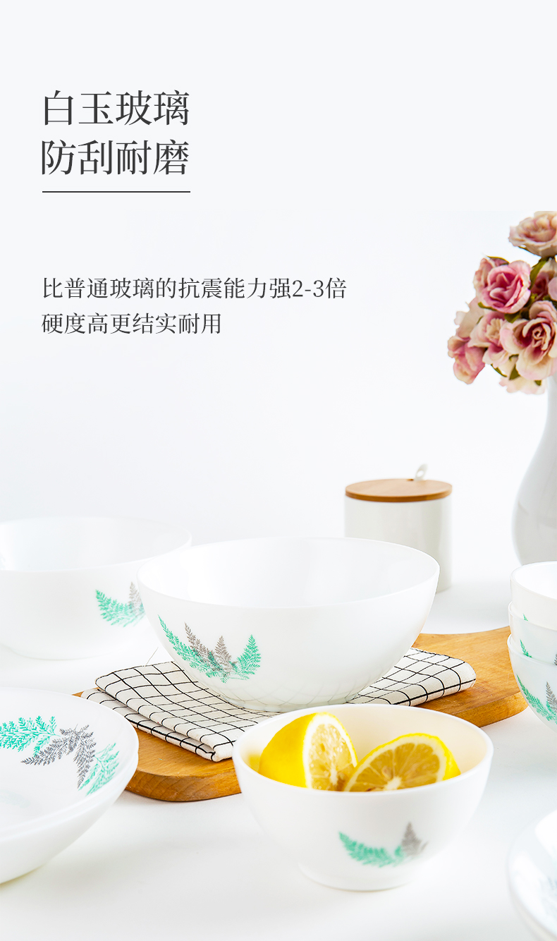 乐美雅 迪瓦丽凝霜系列 碗碟套装 10件套 图5