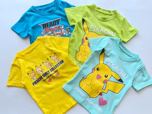 Летняя детская хлопковая мультяшная футболка с коротким рукавом подходит для мужчин и женщин